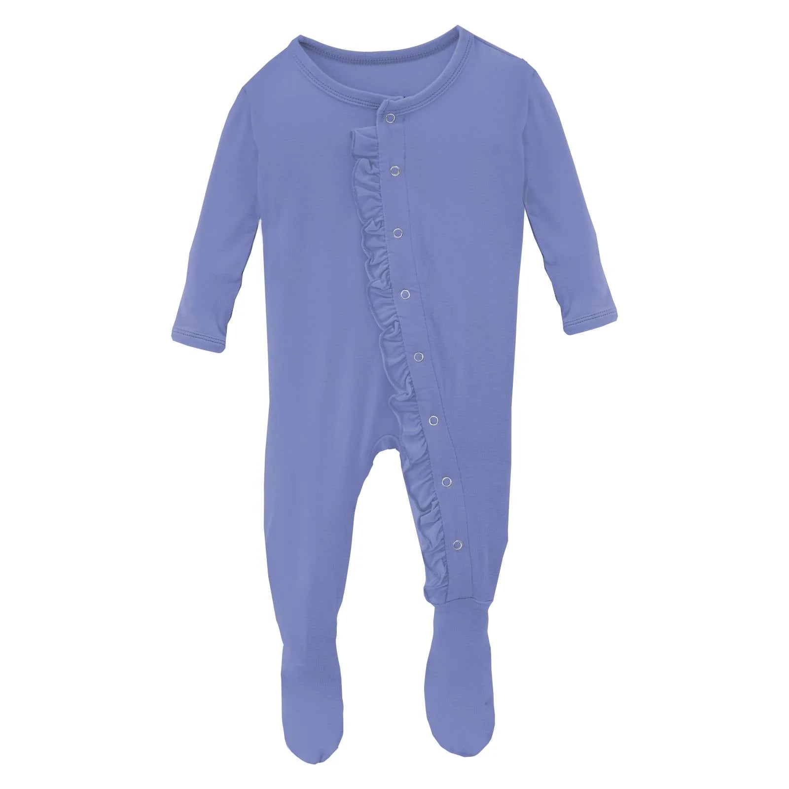 Kickee Pants Ruffle Footie with Snaps
