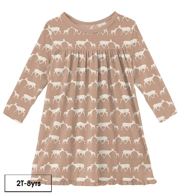 Kickee Pants Long Sleeve Swing Dress