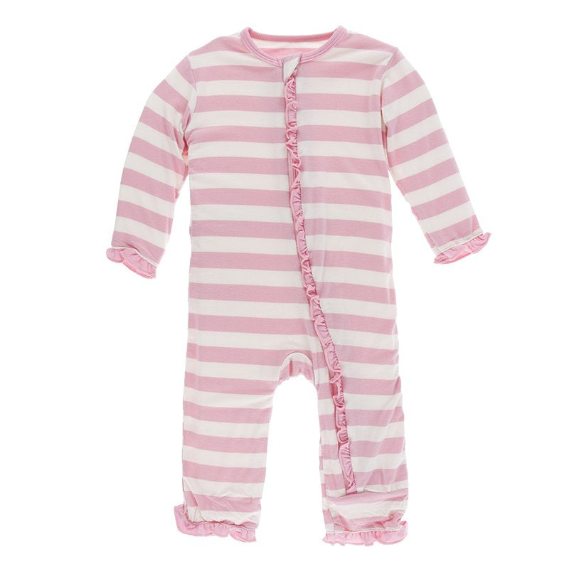 Kickee Pants Ruffle Coverall with Snaps or Zipper