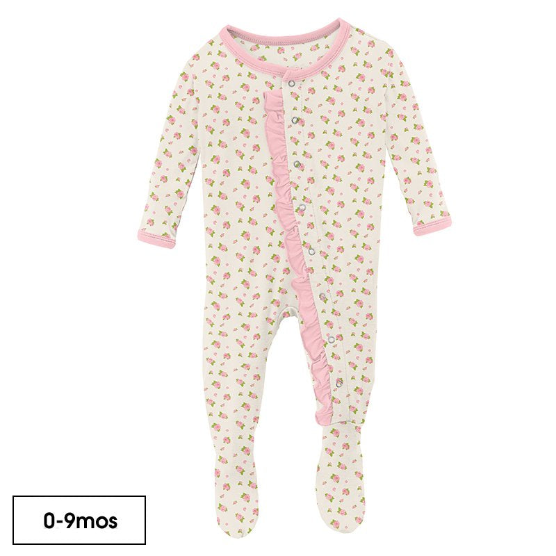 Kickee Pants Ruffle Footie with Snaps