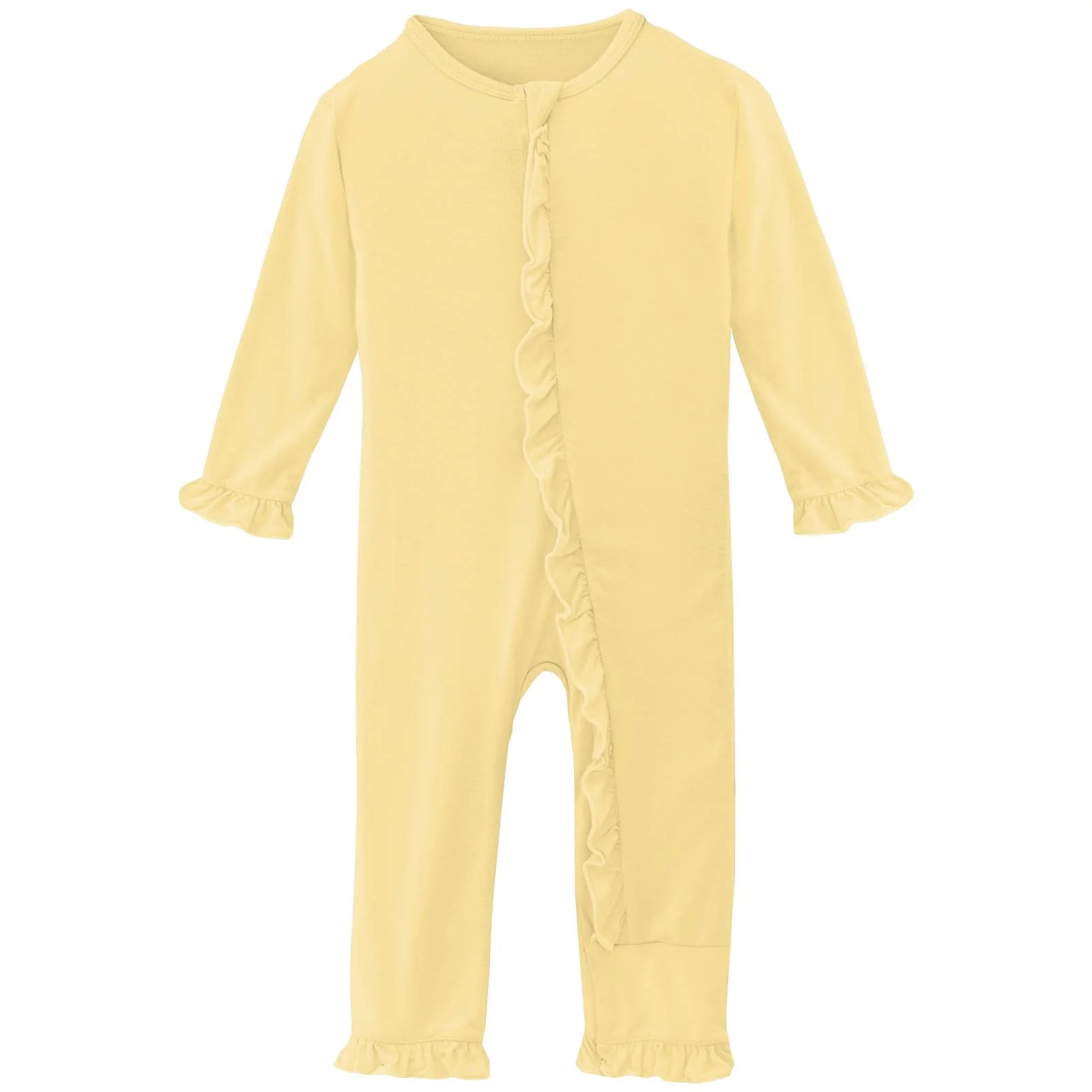 Kickee Pants Ruffle Coverall with Snaps or Zipper