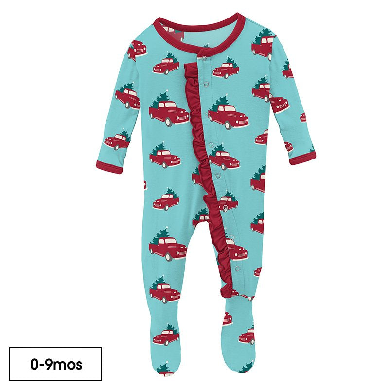 Kickee Pants Footie with Snaps