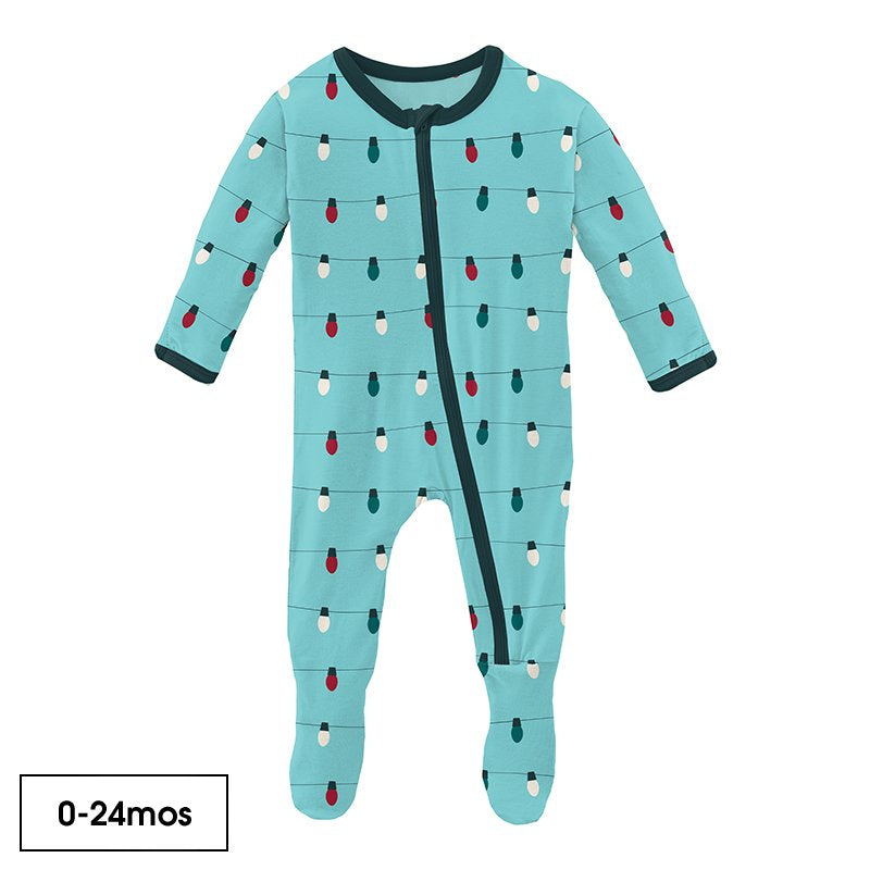 Kickee Pants Footie with Snaps