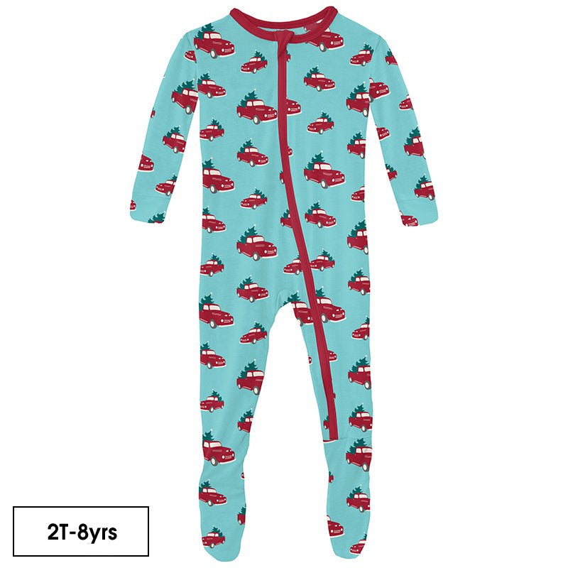 Kickee Pants Ruffle Footie with Snaps