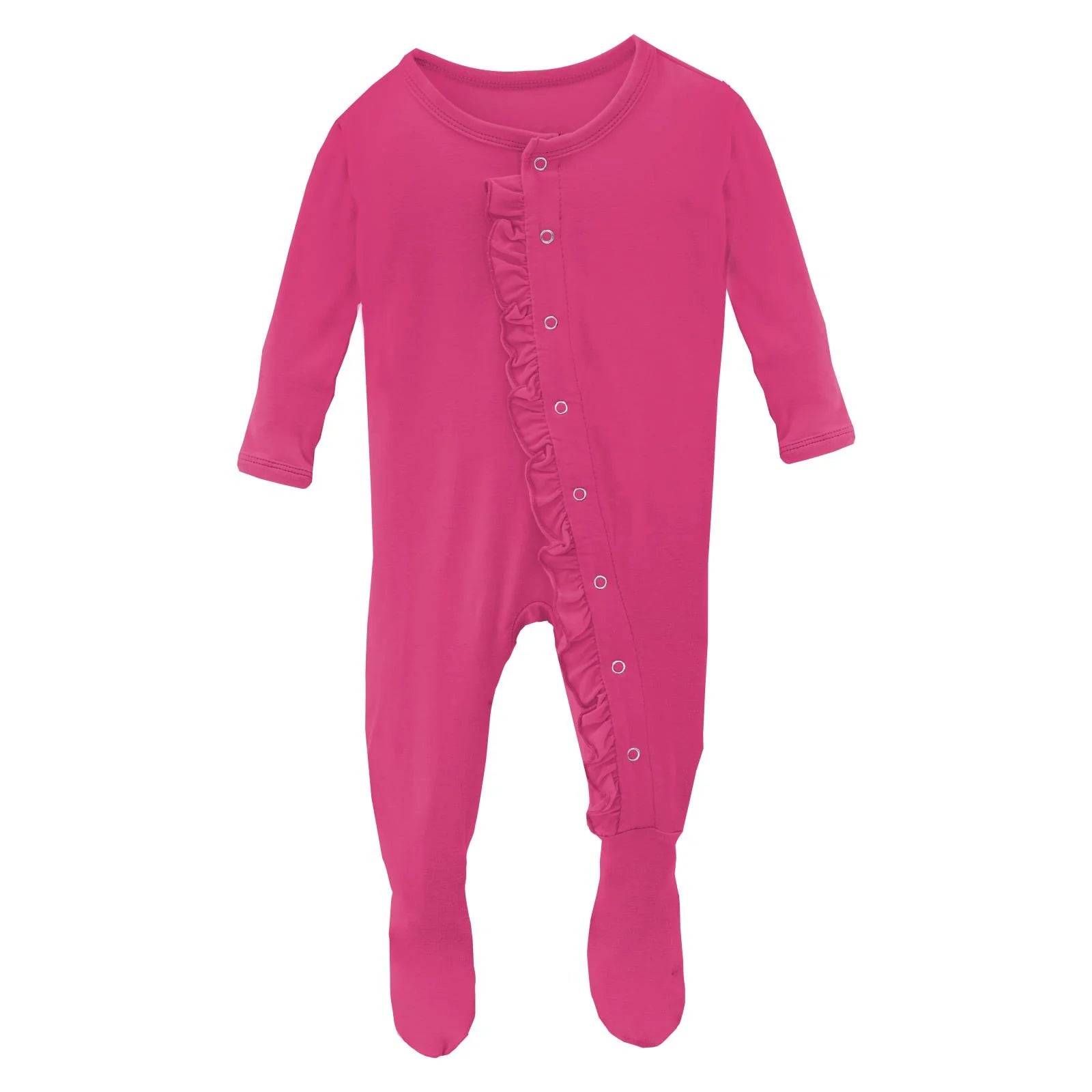 Kickee Pants Ruffle Footie with Snaps