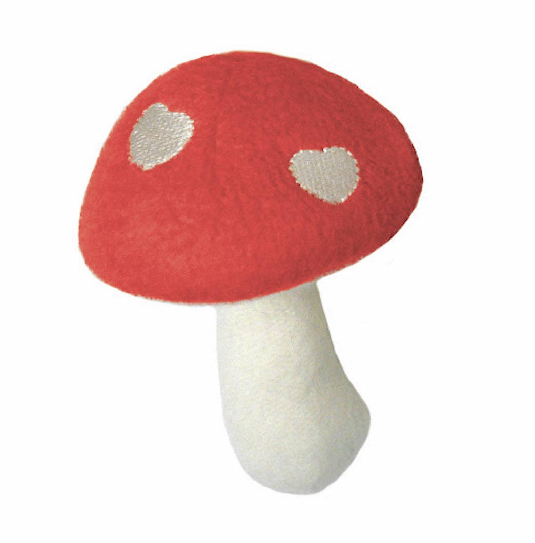 Mushroom Rattle - Red: Red