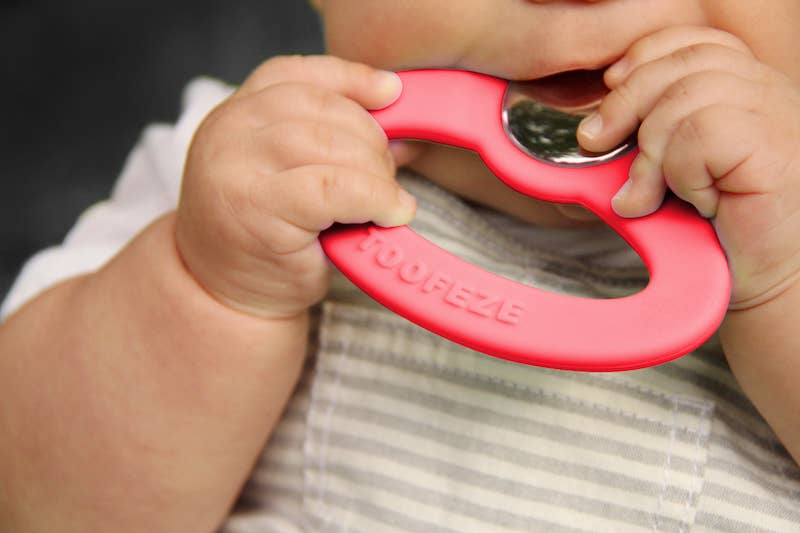 Toofeze Cold Teether - Coral Pink