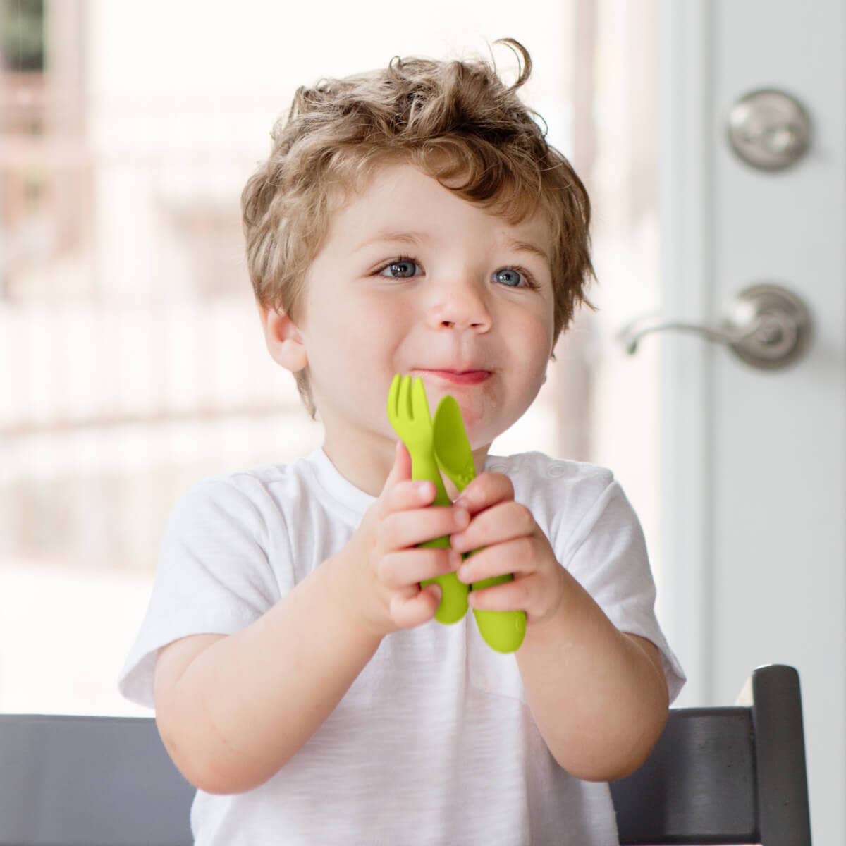 Mini Utensils (Toddler 12+ months): Coral