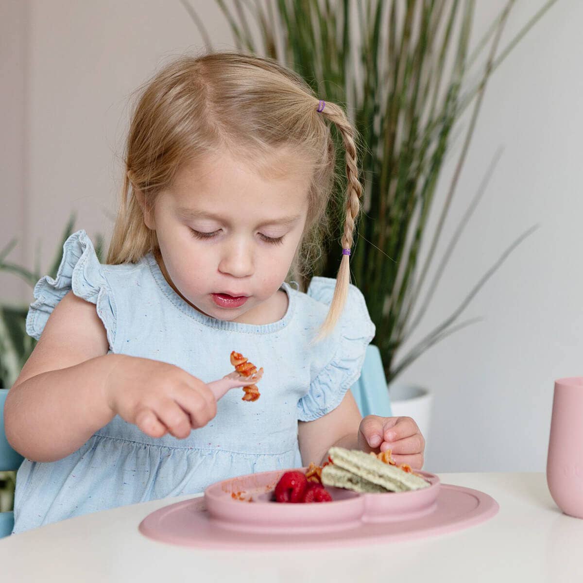 Mini Utensils (Toddler 12+ months): Blush