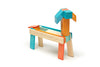 24 Piece Magnetic Wooden Block Set: Tints
