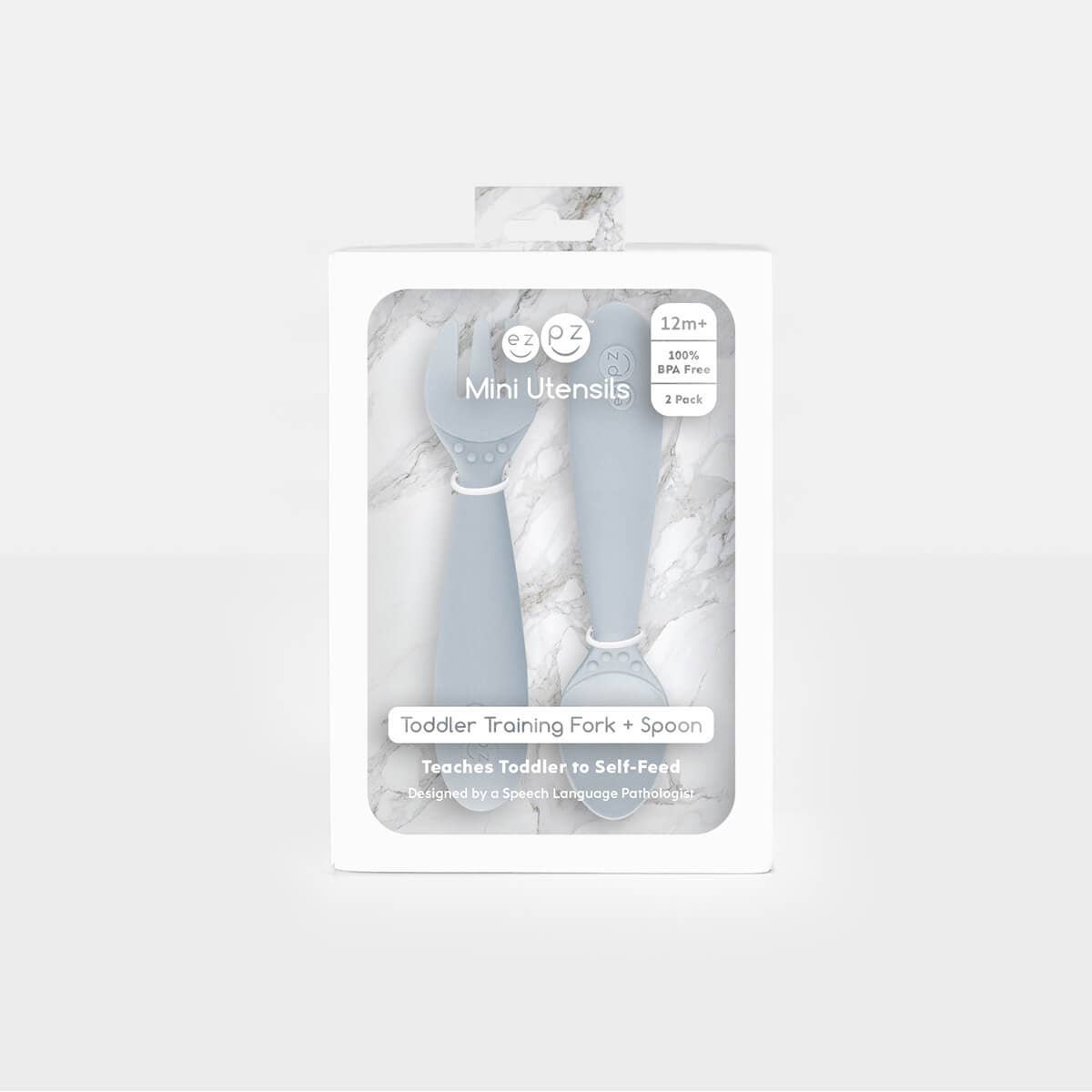 Mini Utensils (Toddler 12+ months): Blush