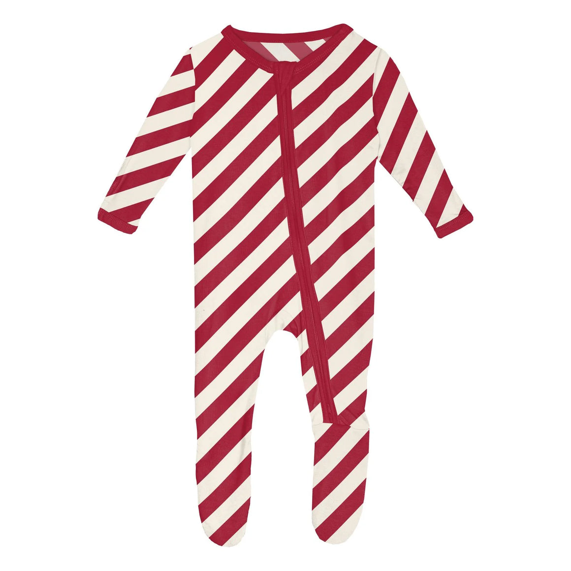 Kickee Pants Footie with 2 Way Zipper