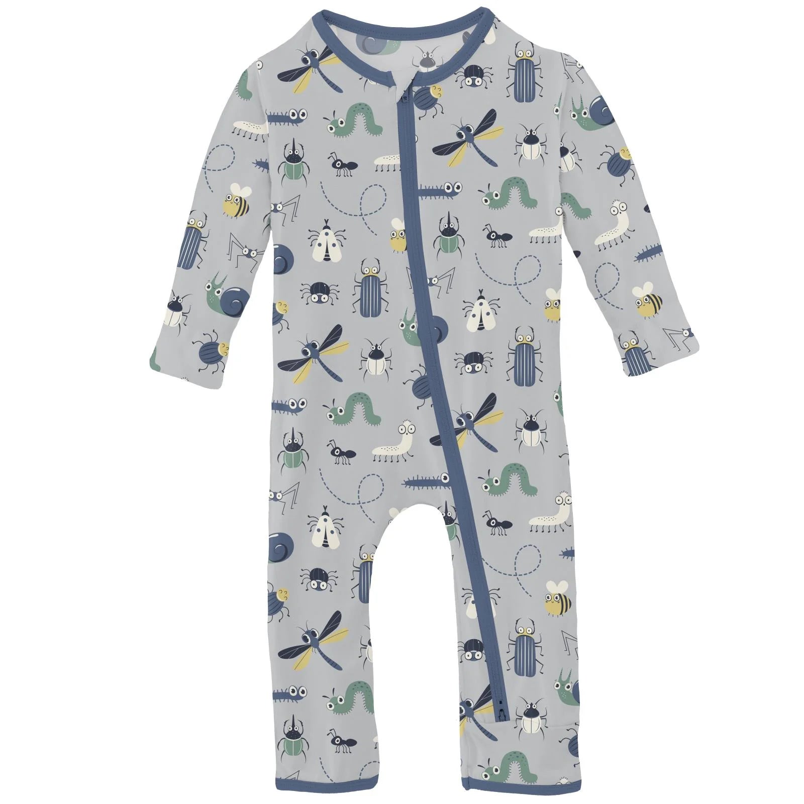 Kickee Pants Coverall with 2 Way Zipper