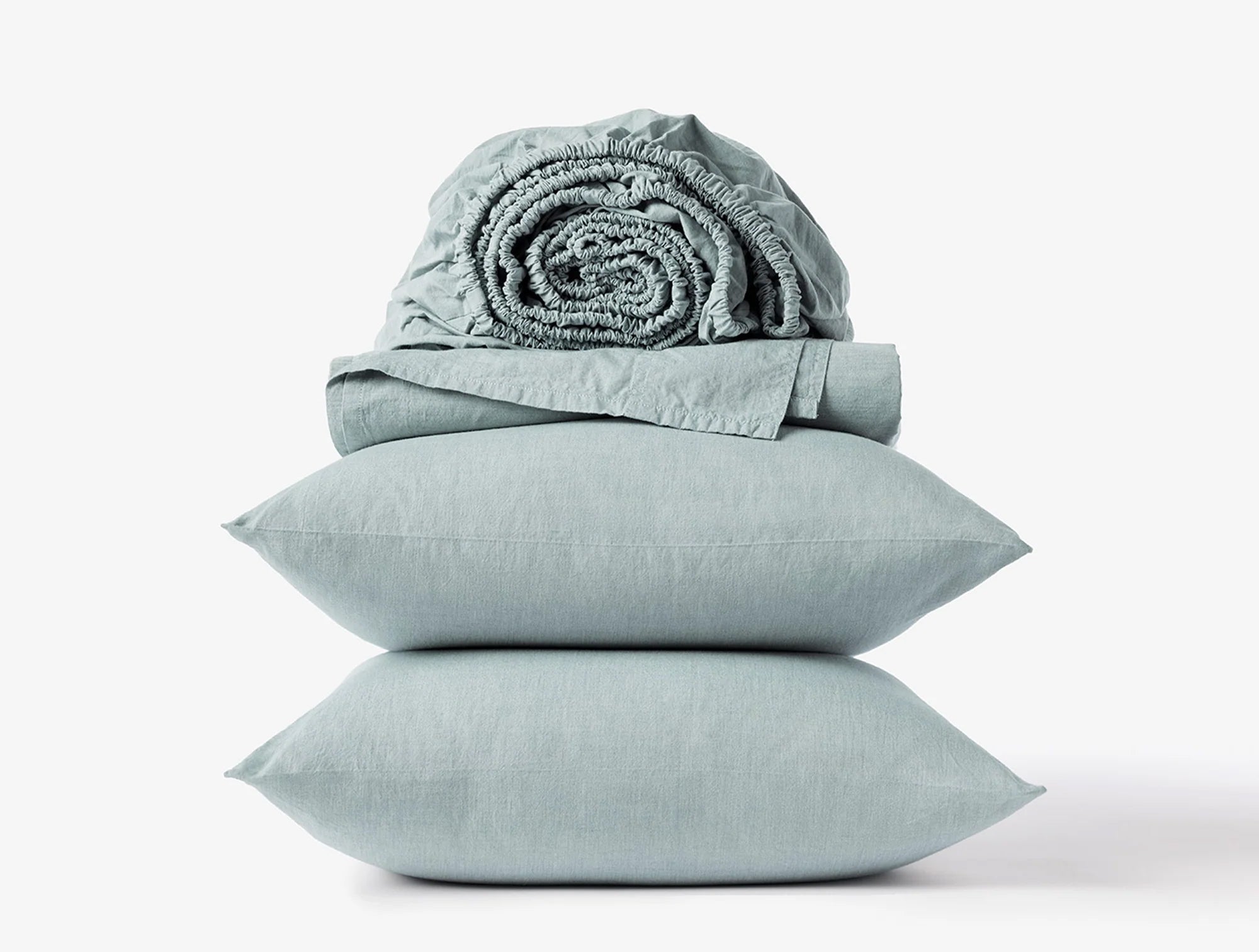 Coyuchi Organic Cotton Crinkled Percale Sheets