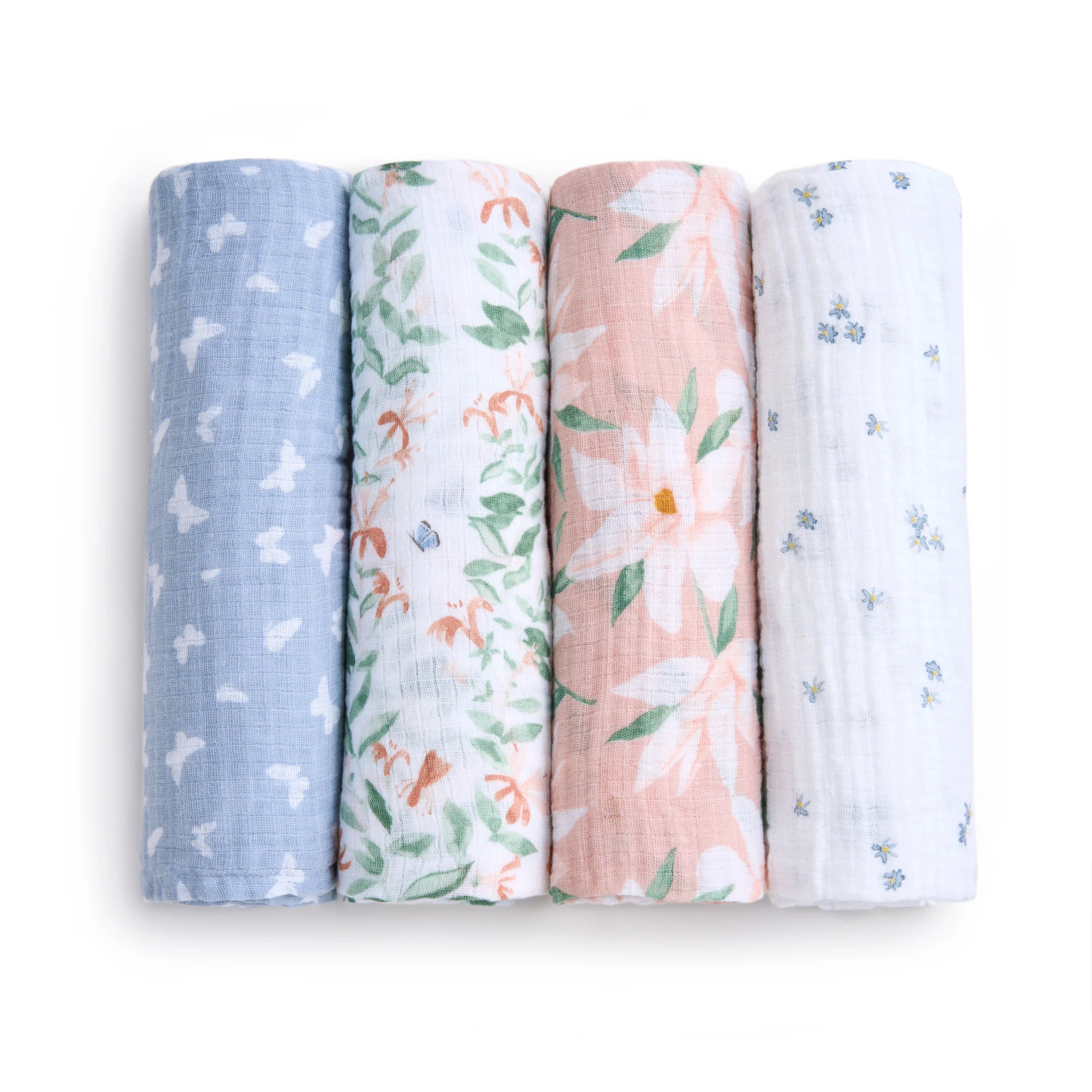 Aden + Anais Cotton Muslin Swaddle -- 4-pack