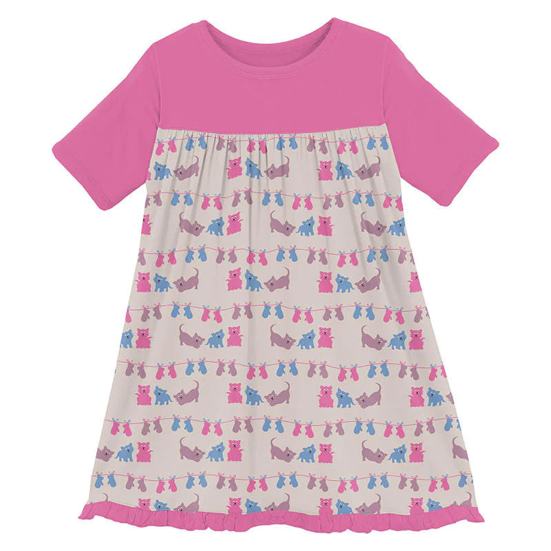 Kickee Pants Short Sleeve Swing Dress