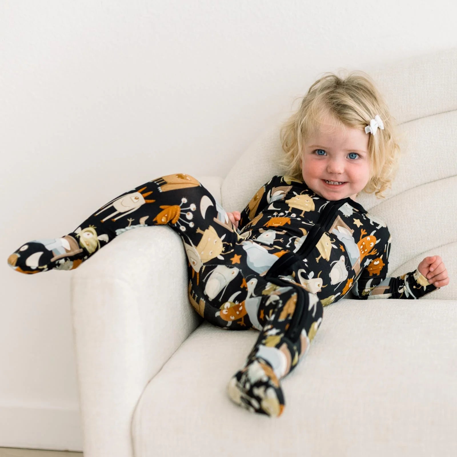 Kickee Pants Footie with 2 Way Zipper