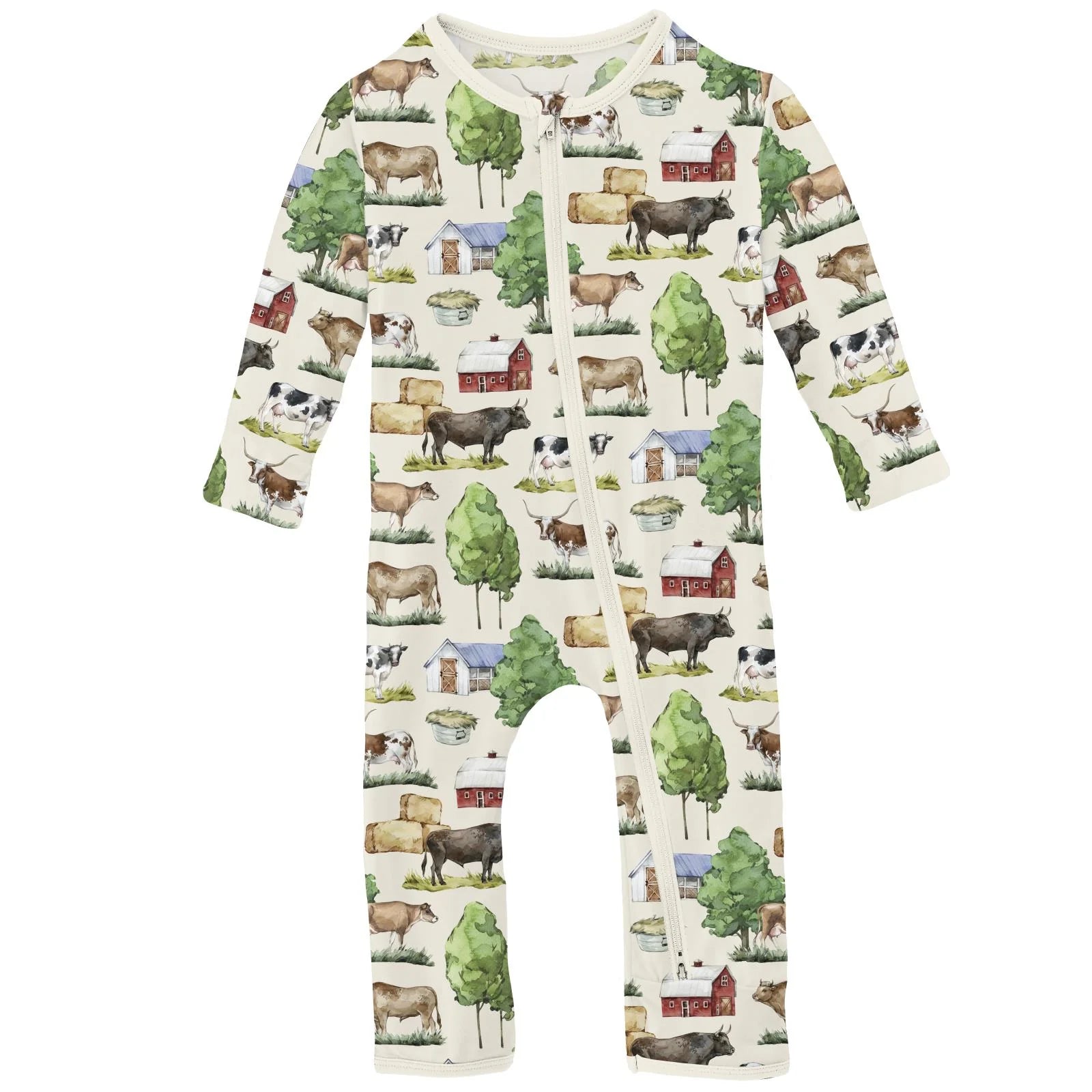 Kickee Pants Coverall with 2 Way Zipper