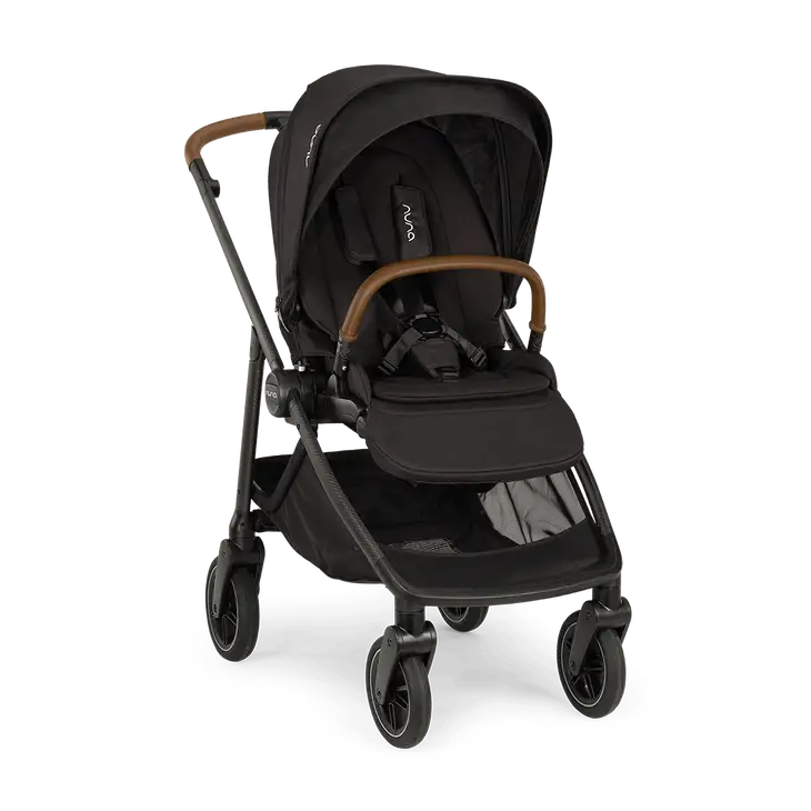 nuna triv black frame caviar キャビア Nuna TRIV Next Compact Stroller - Caviar – Albee Baby