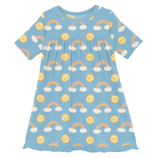 Kickee Pants Short Sleeve Swing Dress