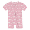 Print Shorty Sleeper with Zipper