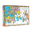 eeBoo World Map 100 Piece Puzzle