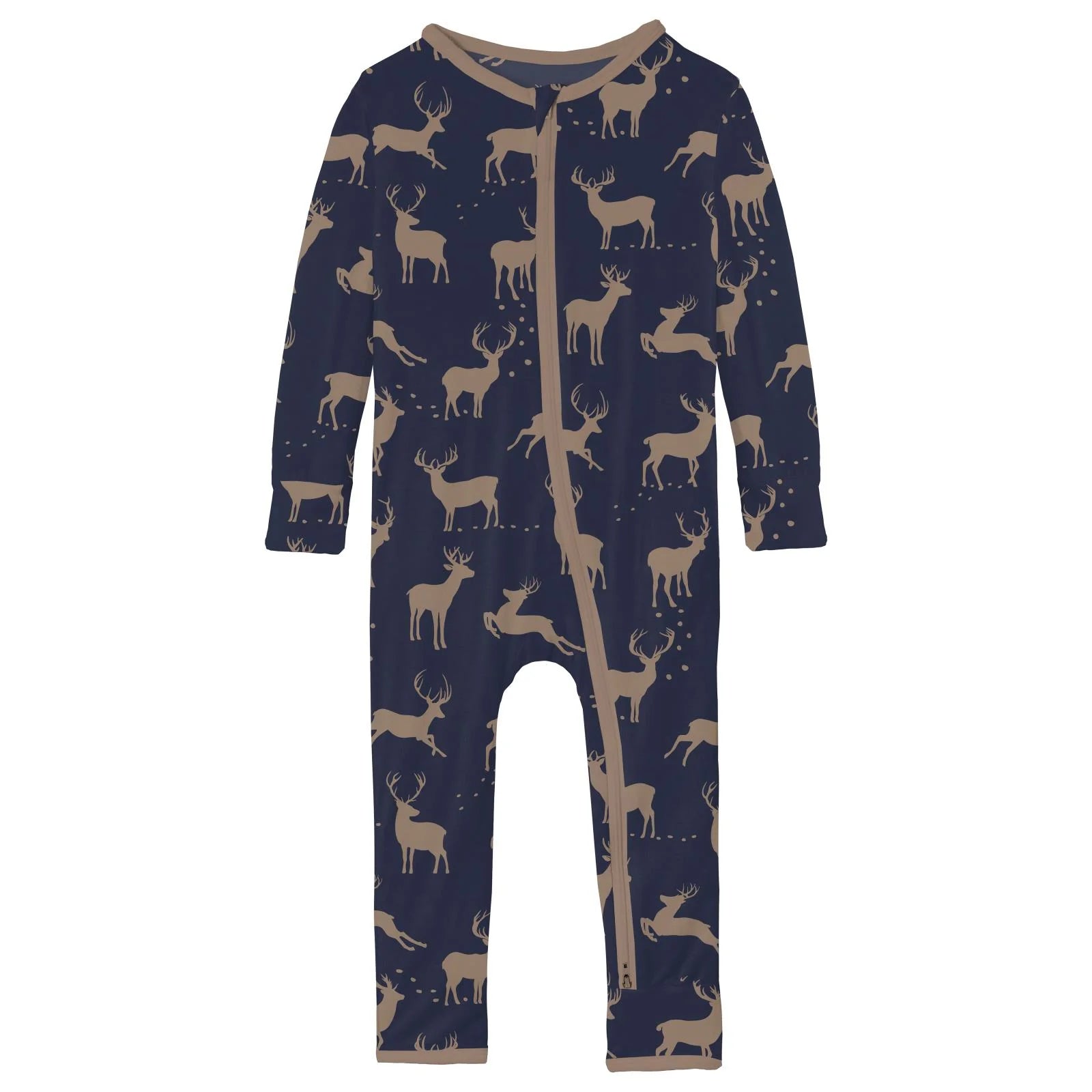 Kickee Pants Coverall with 2 Way Zipper