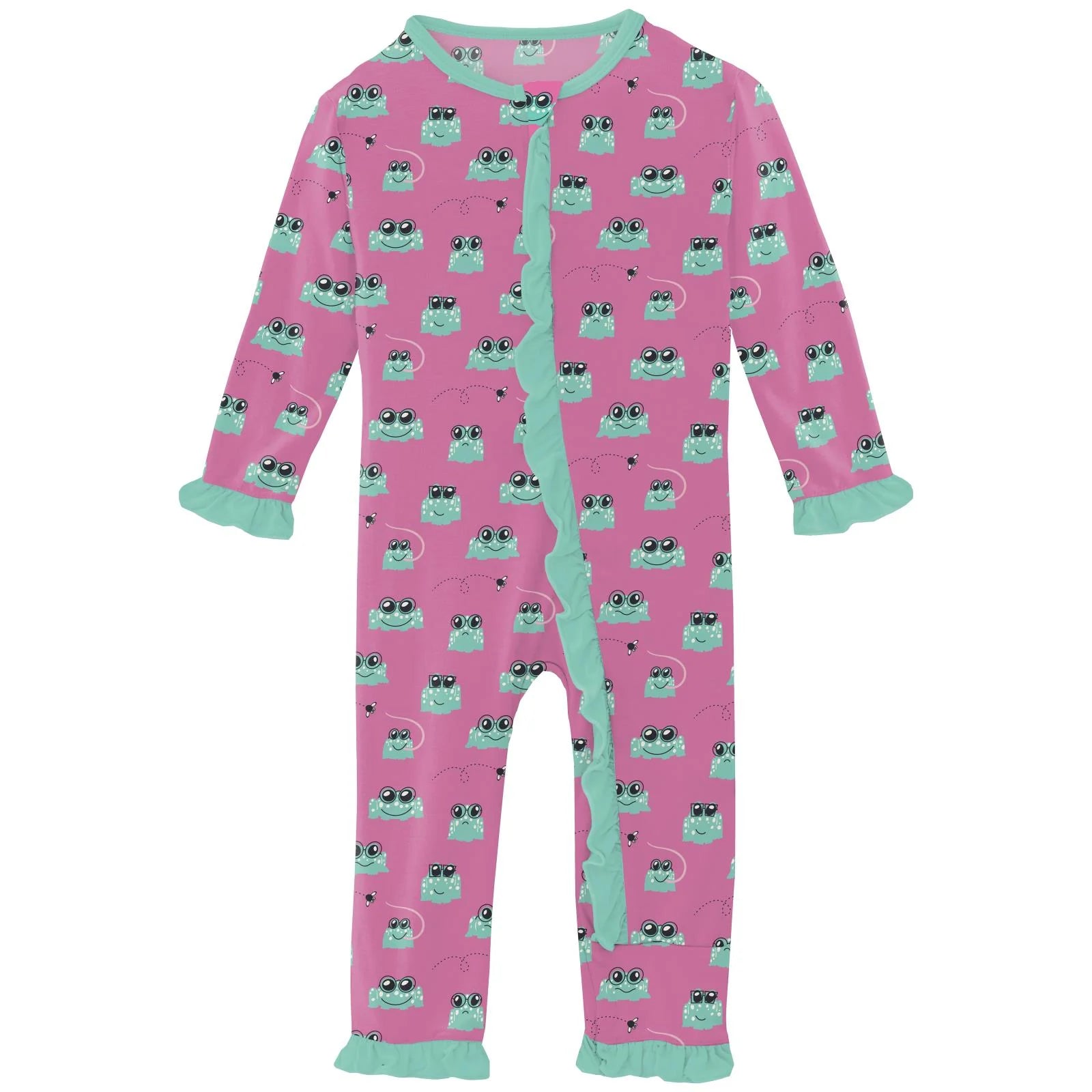 Bamboo Footed Sleeper w/Zipper (Unicorn Print)