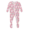 Kickee Pants Ruffle Footie with Zipper