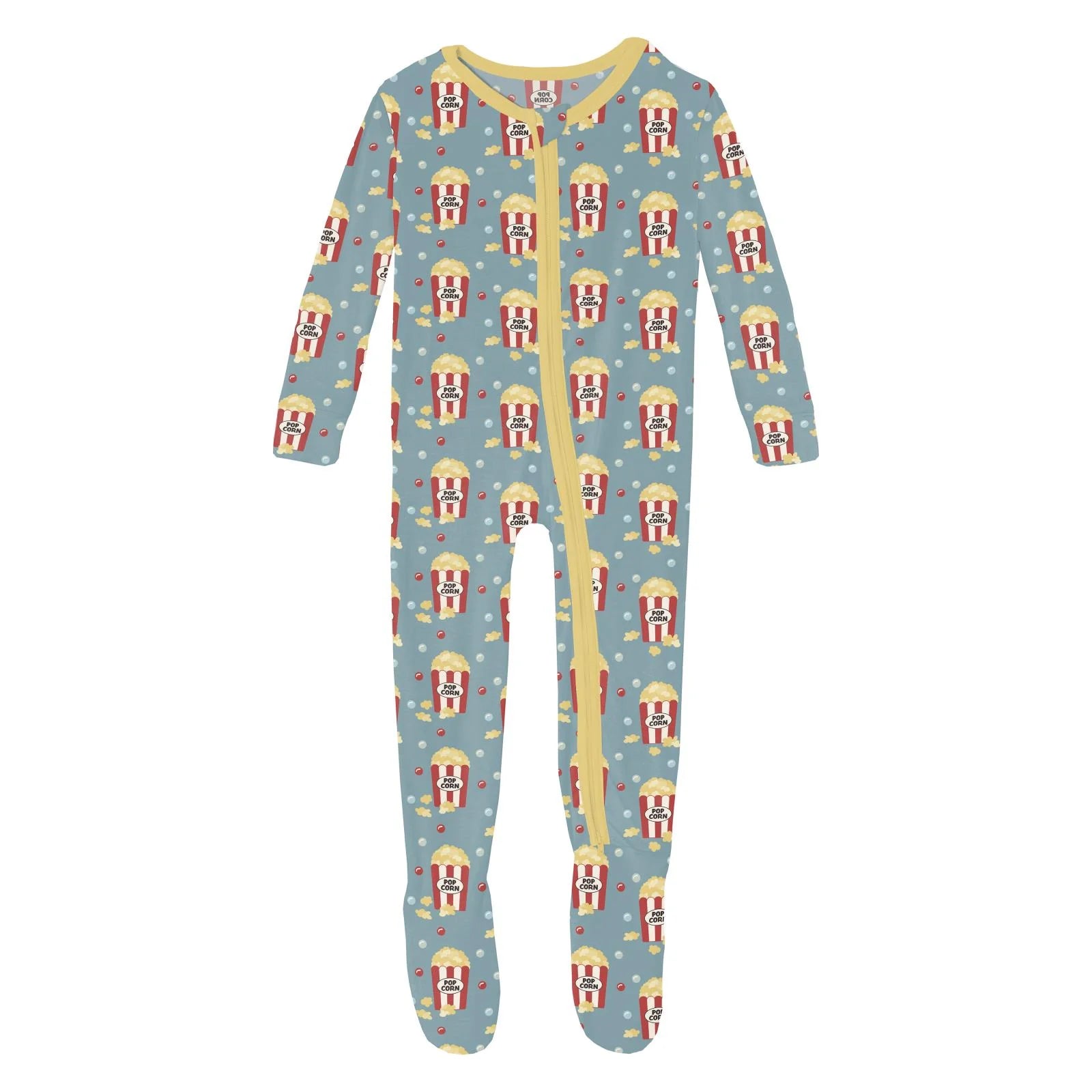 Kickee Pants Footie with 2 Way Zipper
