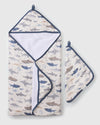 LouLou Lollipop Hooded Towel Set
