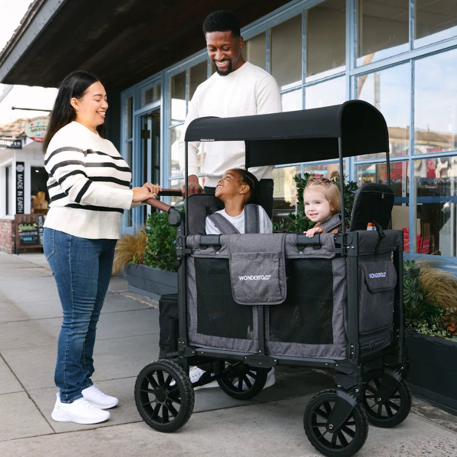 w2 luxe stroller wagon Wonderfold W2 Luxe Pro Double Seater Stroller Wagon