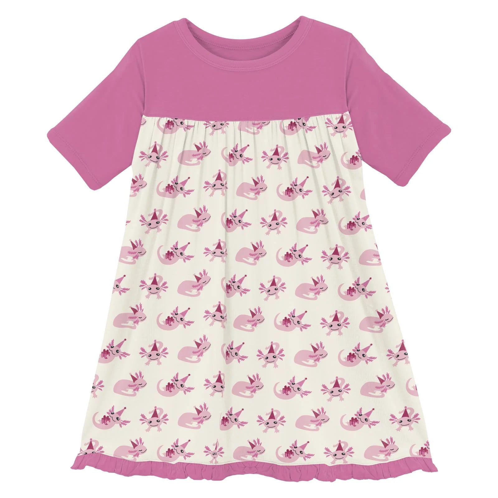 Kickee Pants Short Sleeve Swing Dress