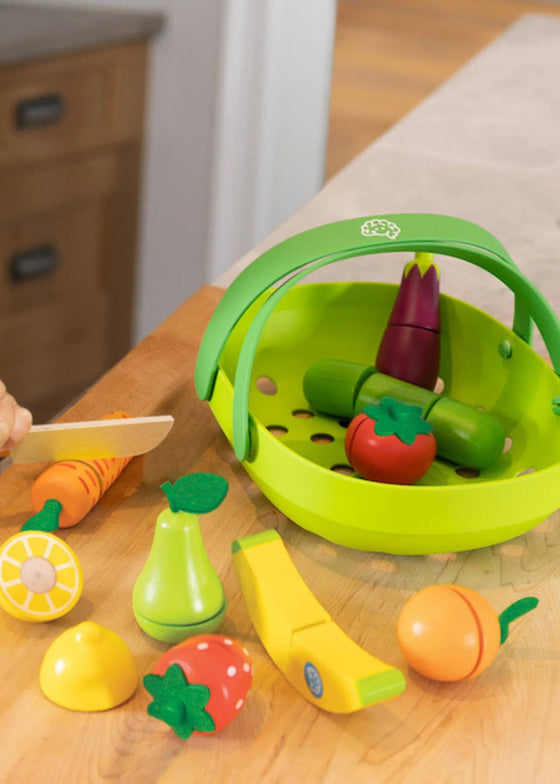 Fat Brain Toys - Pretendables Fruit & Veggie Basket