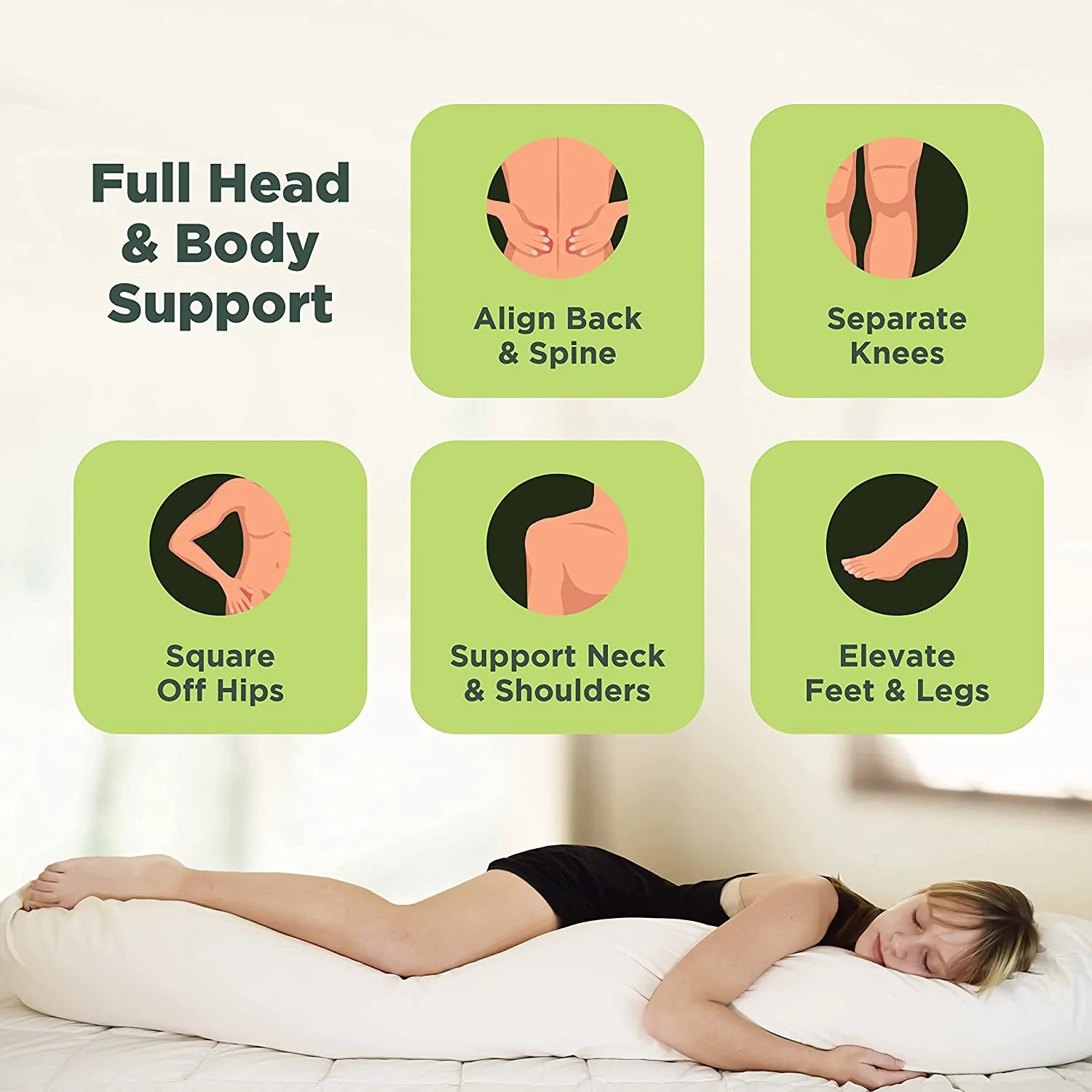 Bean Products Body Pillow - Standard Polyfill