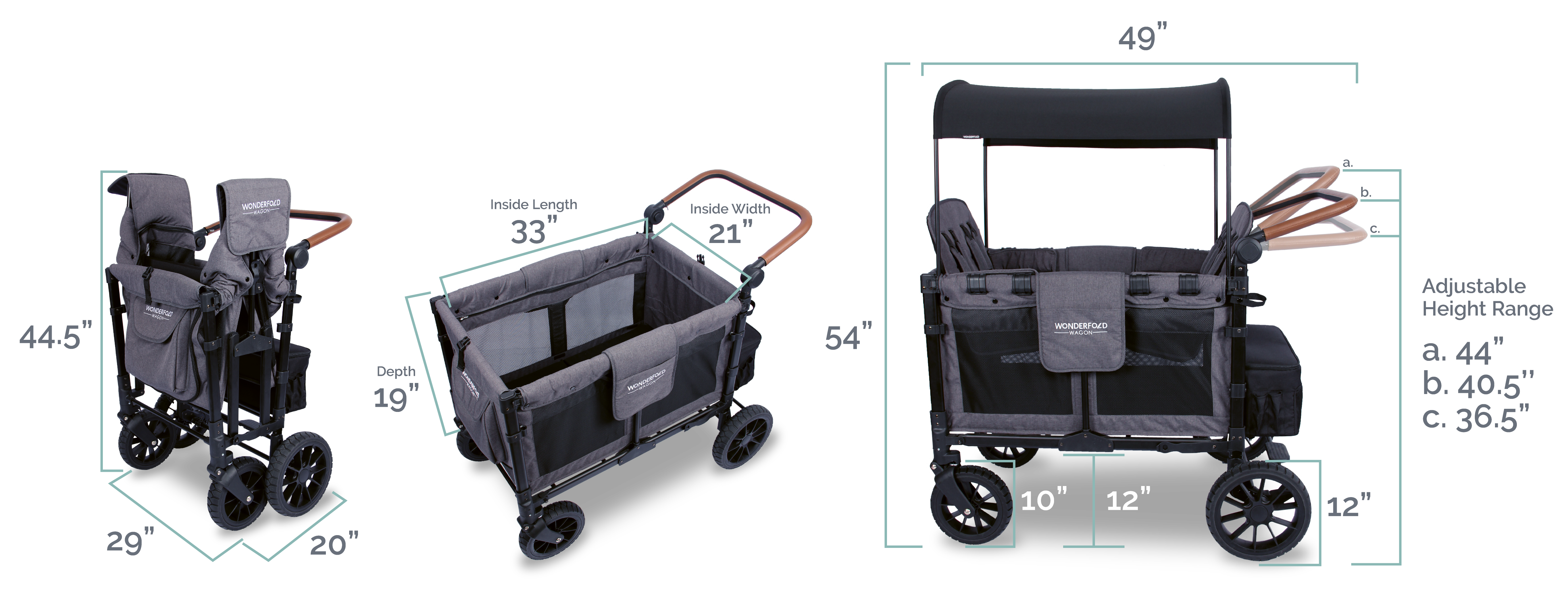 W4 Luxe Stroller Wagon