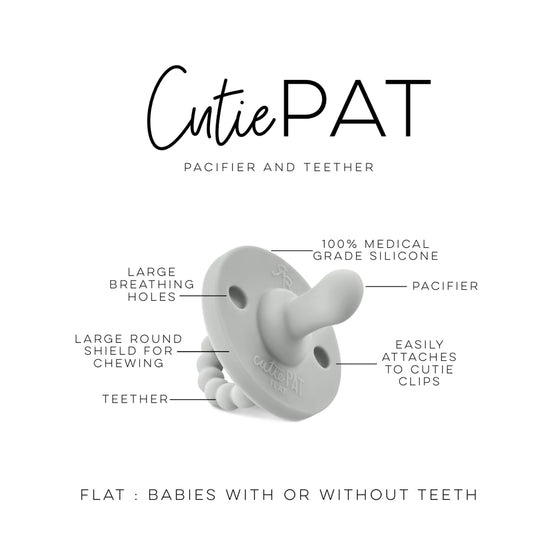 Ryan and Rose  - Cutie PAT Flat Pacifier Teether