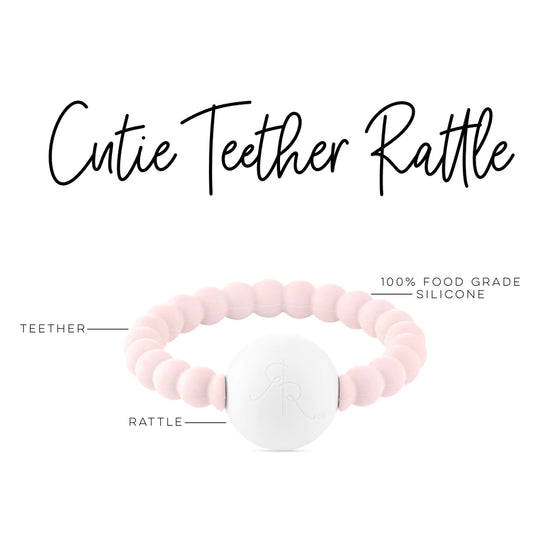 Ryan and Rose - Cutie Teether is a 2-in-1 teether and rattle