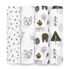 Aden + Anais Cotton Muslin Swaddle -- 4-pack