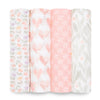 Aden + Anais Cotton Muslin Swaddle -- 4-pack