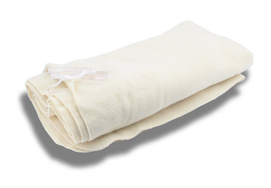 Organic Wool Mattress Pad with Straps