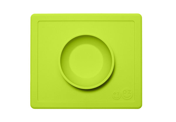 ezpz-silicone-happy-bowl-lime-safe-baby-feeding-satara