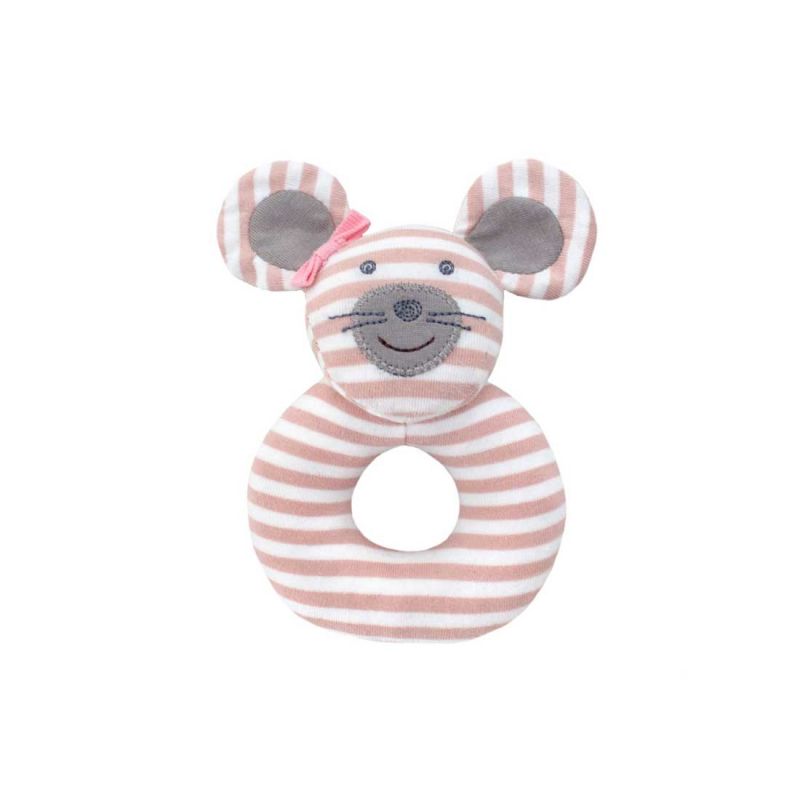 Apple Park Organic Farm Buddies - Ballerina Mouse Rattle