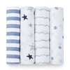 Aden + Anais Cotton Muslin Swaddle -- 4-pack