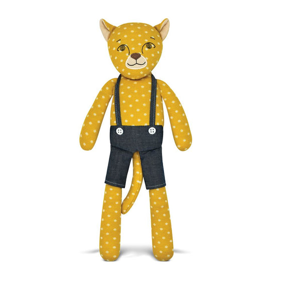 Apple Park Organic Farm Buddies - Charlie Cheetah Plush Toy