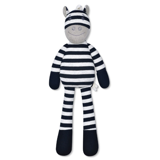 Apple Park Organic Farm Buddies - Ziggy Zebra Plush Toy