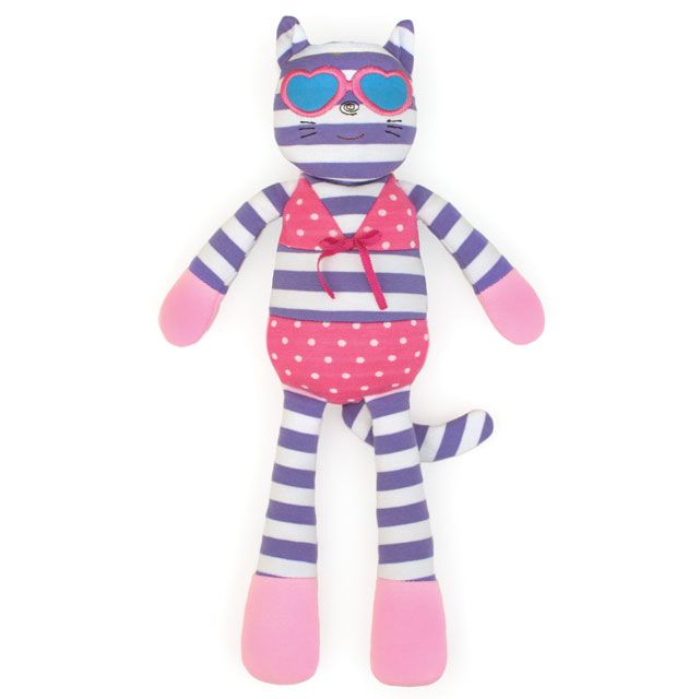 Apple Park Organic Farm Buddies Catnip Kitty Plush Toy Satara Home and Baby