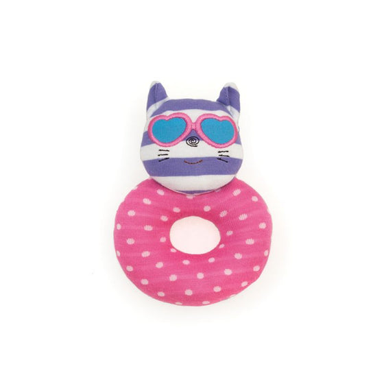 Apple Park Organic Farm Buddies - Catnip Kitty Teether Rattle