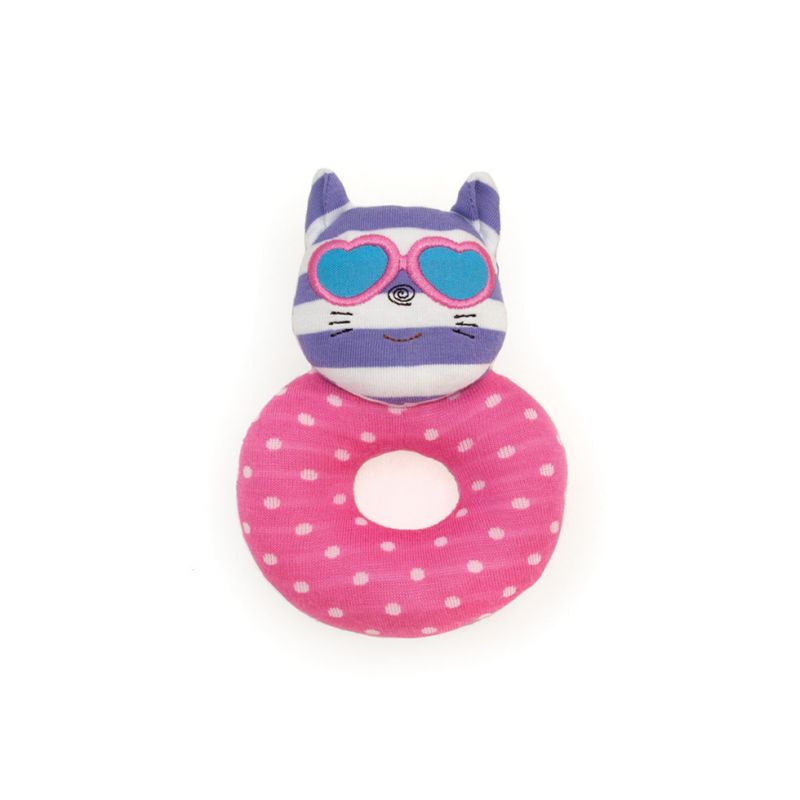 Apple Park Organic Farm Buddies - Catnip Kitty Teether Rattle