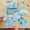 eeBoo Skating Dogs 20 Piece Puzzle